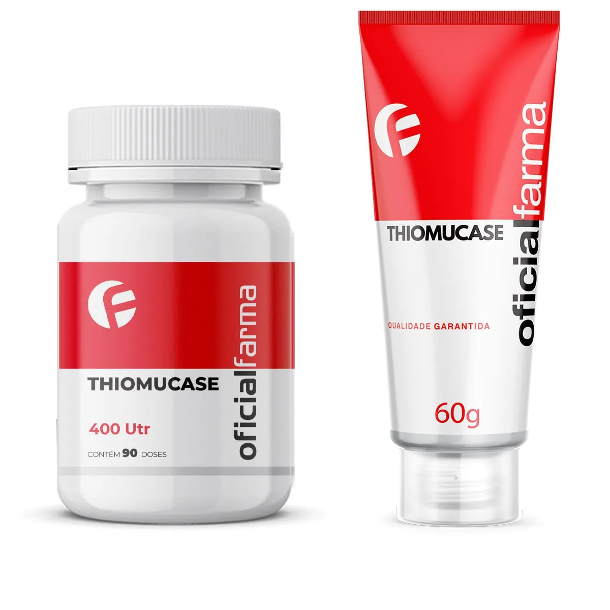 Thiomucase Em Creme 135 UTR 60g + Thiomucase 400UTR 90 Doses