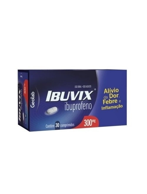 Ibuvix 300Mg Geolab Com 30 Comprimidos