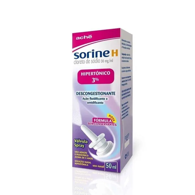Sorine H 30mg/ml Spray 50ml de Solução de Uso Nasal - ACHÉ