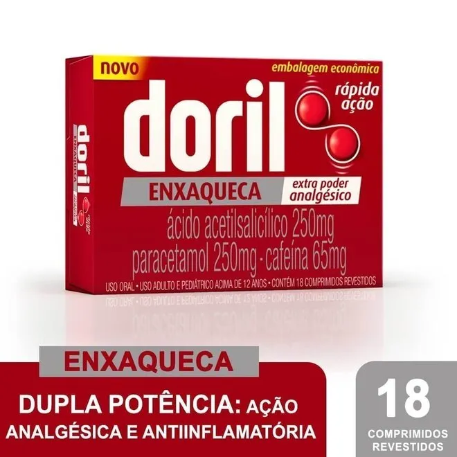 Doril Enxaqueca 18 Comprimidos - HYPERA