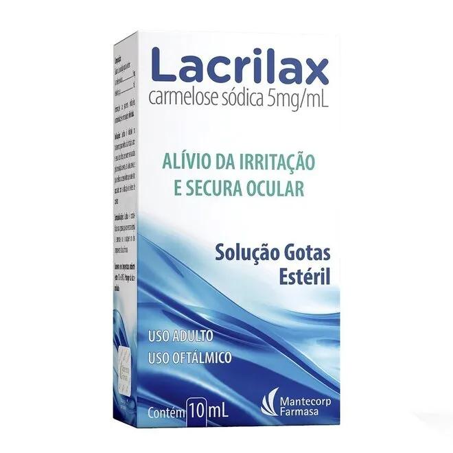 Lacrilax 5mg/ml 10ml de solução de uso oftálmico - HYPERA