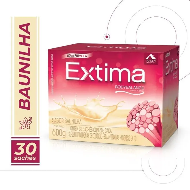 Extima Sabor Baunilha 30 Sachês de 20g - APSEN