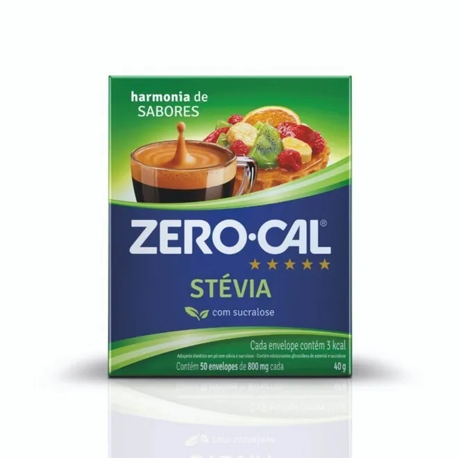 Adoçante Liquido Stevia Sucralose 40g - ZERO CAL