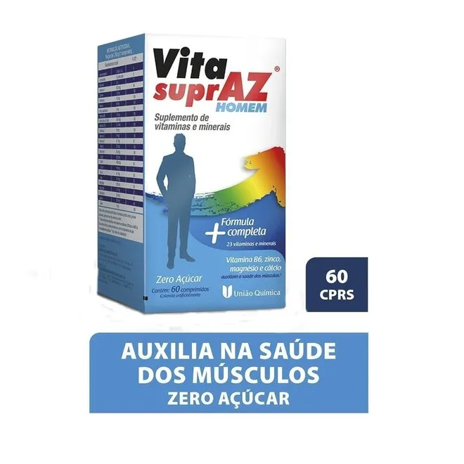 Vita Supraz Homem Com 60 Comprimidos