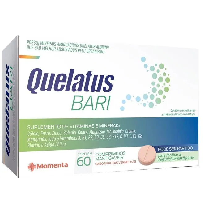 Suplemento Vitamínico Quelatus Bari Momenta 60 Comprimidos