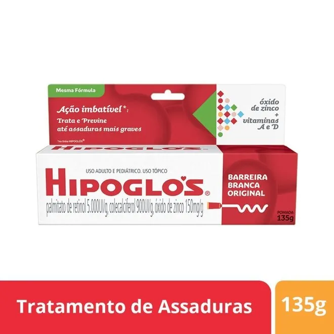 Creme Preventivo De Assaduras Hipoglos Original 135G