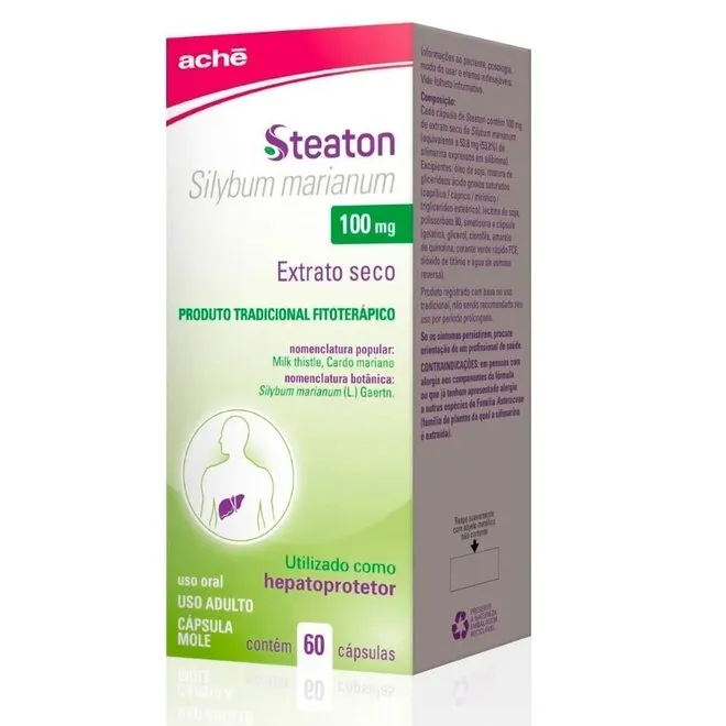 Steaton 100Mg Aché Caixa Com 60 Cápsulas
