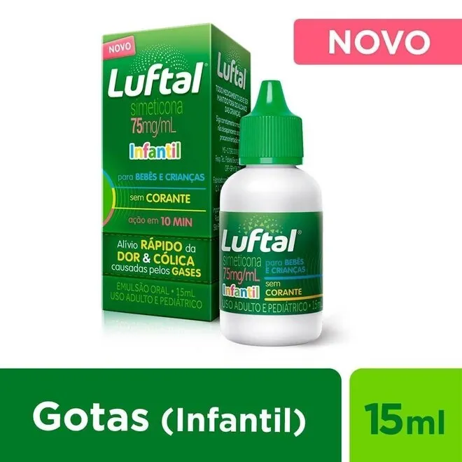 Luftal Infantil Simeticona 75mg/ml Gotas 15ml - RECKITT