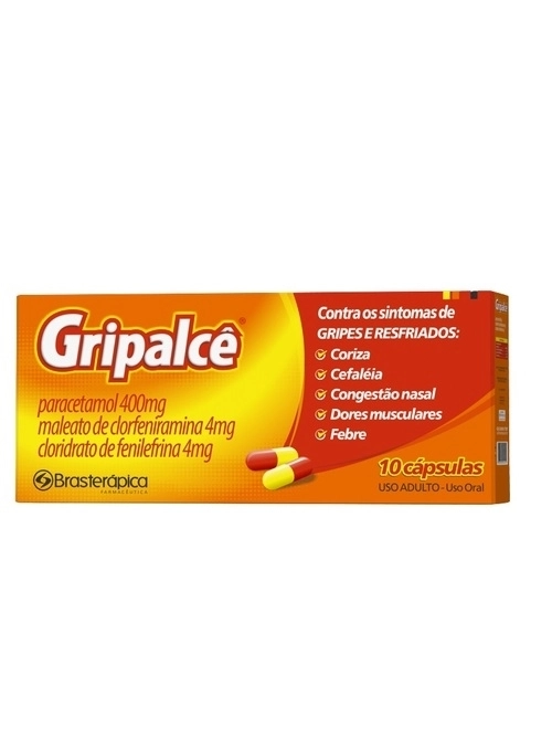 GRIPALCE 10CAPS CX(BTP)