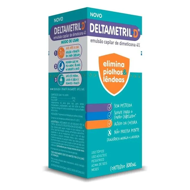 Deltametril D Emulsão Capilar 100ml - MEDQUIMICA