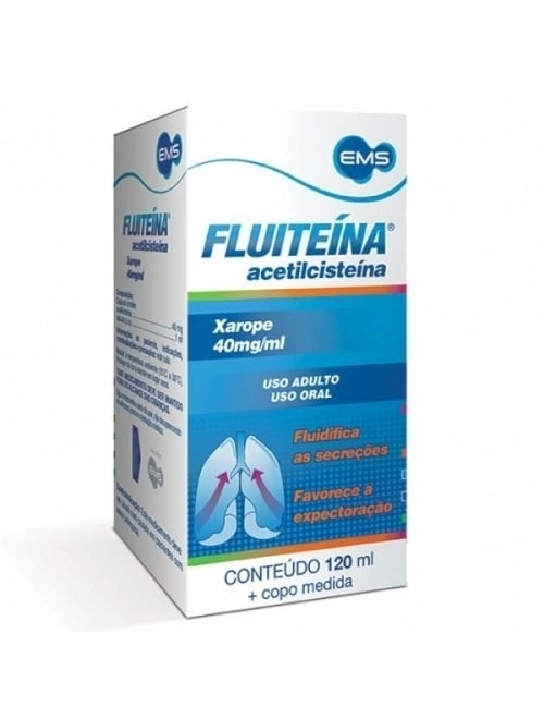 Fluiteína 40Mg Xarope Ems Com 120Ml