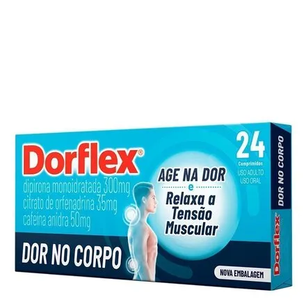 Dorflex Sanofi Caixa Com 24 Comprimidos