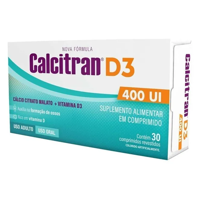 Calcitran D3 400UI 30 comprimidos - FQM