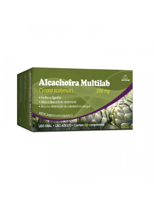 Alcachofra Milian 200Mg Com 120 Comprimidos