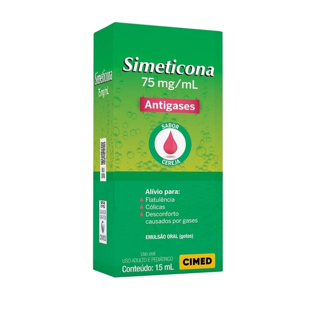 Simeticona 75Mg/Ml Sabor Cereja Cimed Frasco Gotejador 15Ml