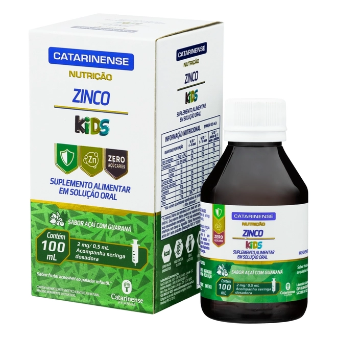 ZINCO NUTRICAO 2,0MG/0,5ML 100ML(CAT)