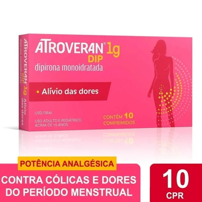 Atroveran Dip 1G Cosmed Caixa Com 10 Comprimidos