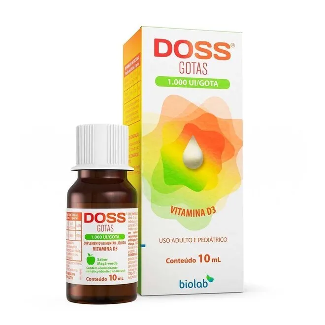 Vitamina D3 Doss 1.000UI Gotas 10ml - BIOLAB