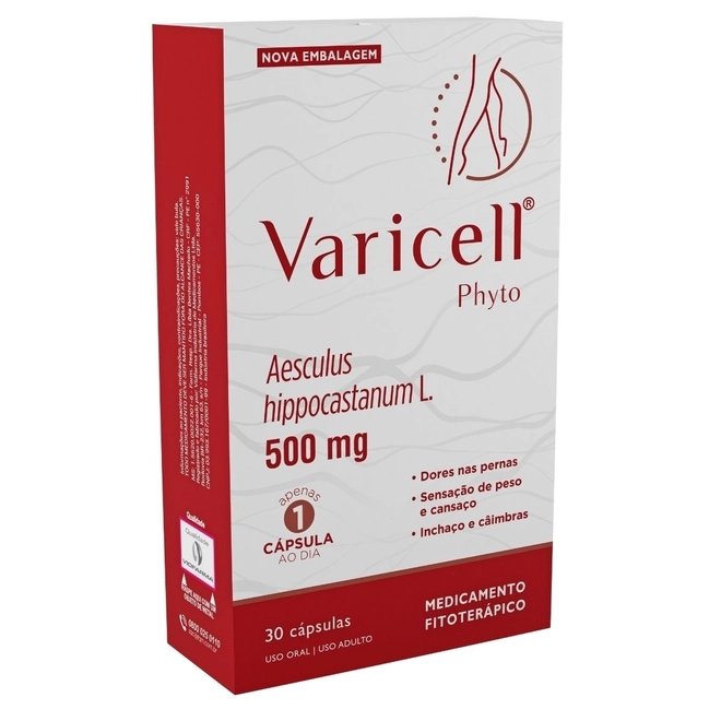 Varicell Phyto 500mg 30 Cápsulas Duras - VIDFARMA