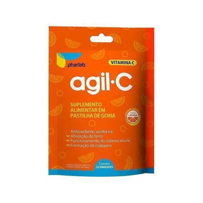 Agil-C Pharlab 45Mg Com 25 Gomas
