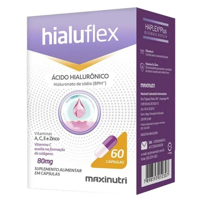Hialuflex 80mg 60 Cápsulas - MAXINUTRI