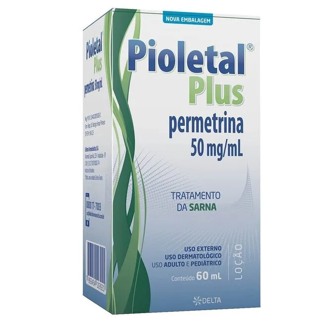 Pioletal Plus 50mg/ml Loção 60ml - DELTA