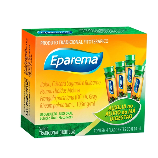 Eparema 4 flaconetes 10ml - TAKEDA
