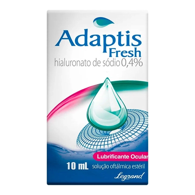 Solução Oftalmológica Adaptis Fresh 0,4PC Com 10ml
