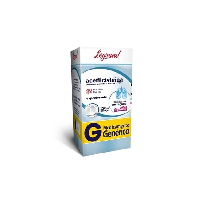 Acetilcisteina 40mg/ml Adulto 120ml - LEGRAND