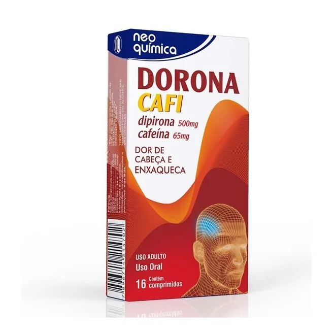 Dorona Cafi 500+65Mg Cx 16 Comprimidos