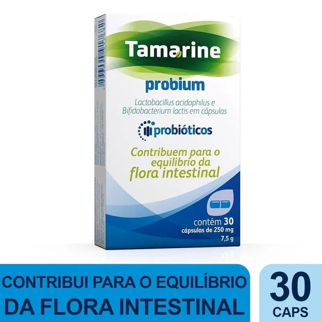 Tamarine Probium com 30 Cápsulas