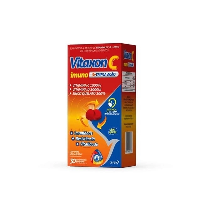 Vitaxon C Imuno Tripla Ação 30 Comprimidos
