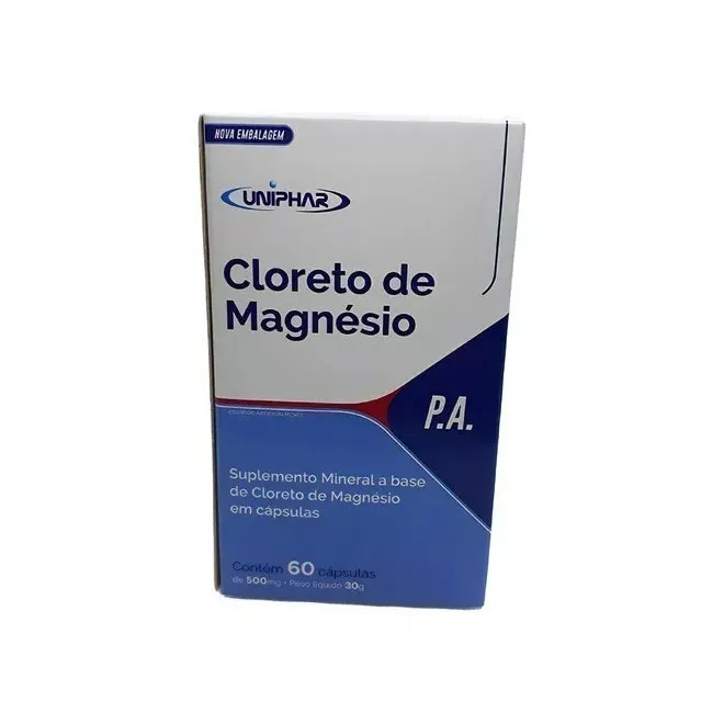 Cloreto de Magnésio 500MG Com 60 Comprimidos