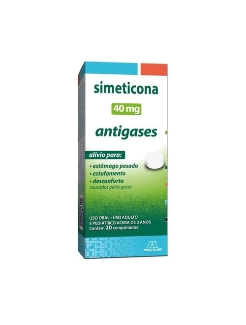 SIMETICONA 40MG 20COMPRIMIDOS(MUG)