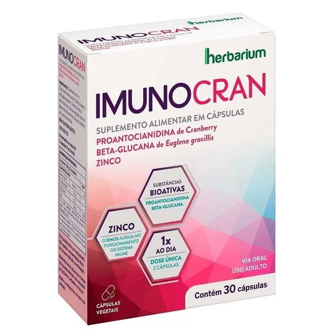 Imunocran Caixa Com 30 Cápsulas Herbarium