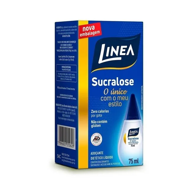 Adoçante Líquido Sucralose Linea 75Ml