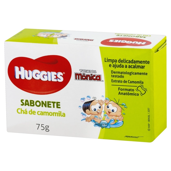Sabonete Infantil Turma da Mônica Chá de Camomila 75g