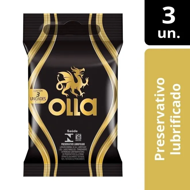Preservativo Olla Lubrificado 3Un