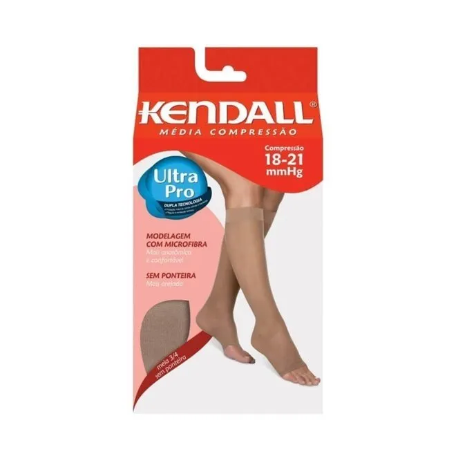 MEIA 3/4 C/ELAST S/PONTEIRA MEL XGG(KEN)