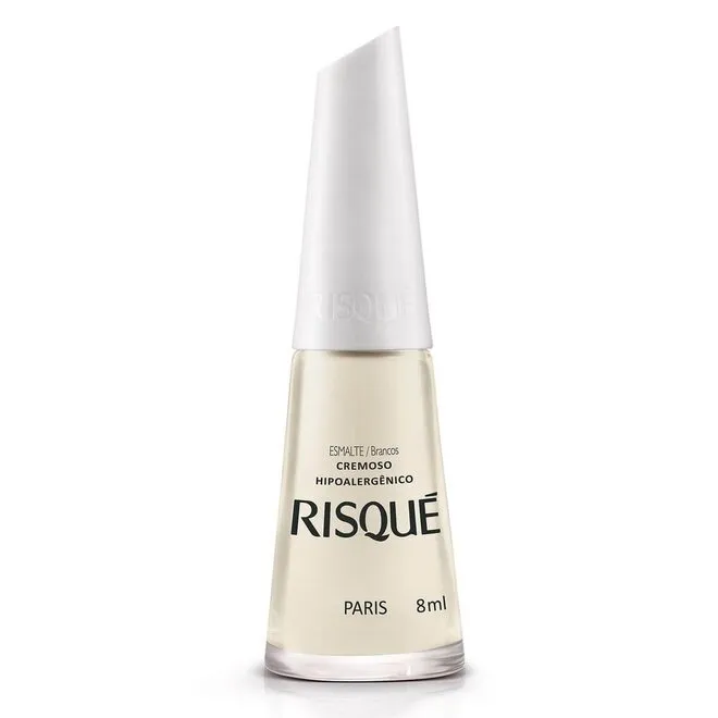 Esmalte Cremoso Risqué Paris Hipoalergênico com 8ml