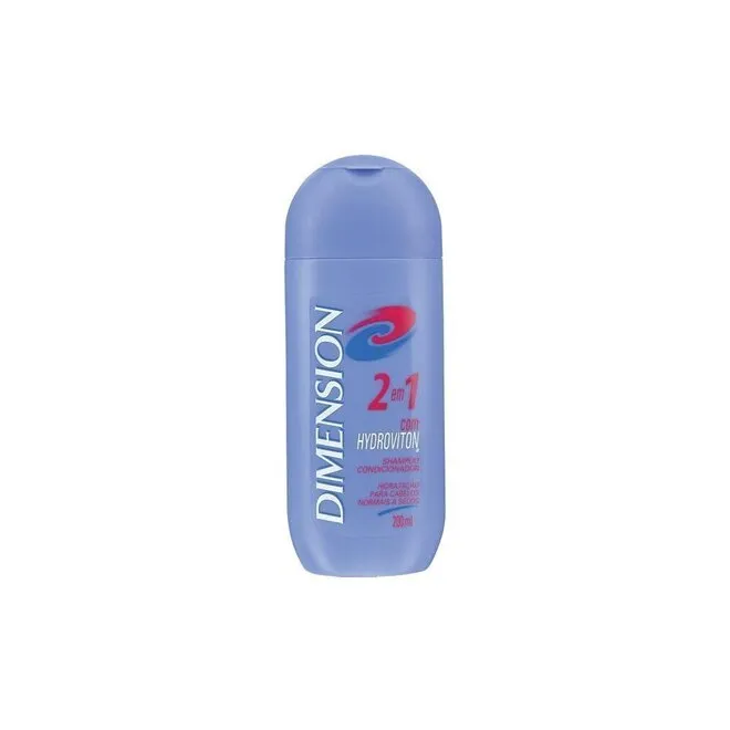 Shampoo Dimension 2 Em 1 Cabelos Secos Embalagem 200Ml
