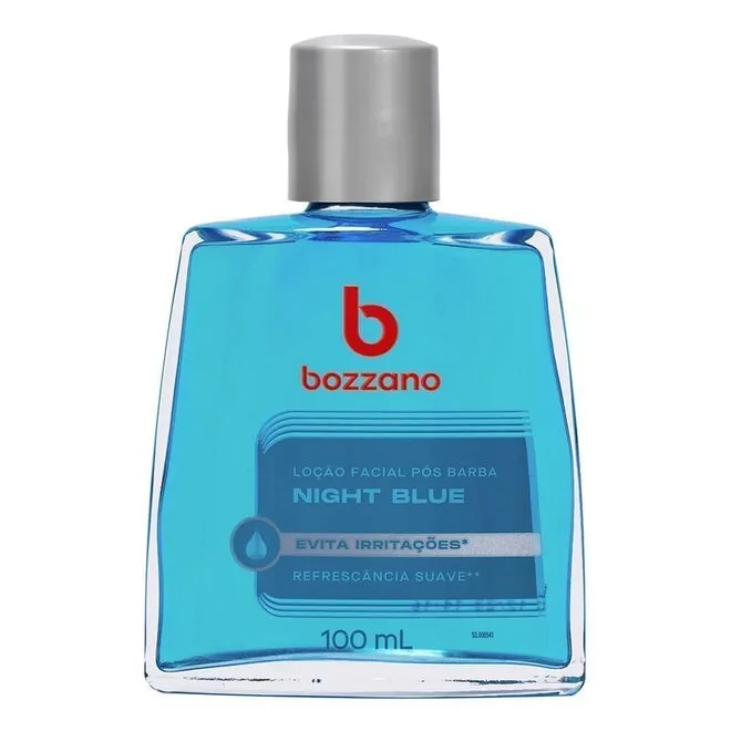Loção Facial Bozzano Night Blue Embalagem 100Ml
