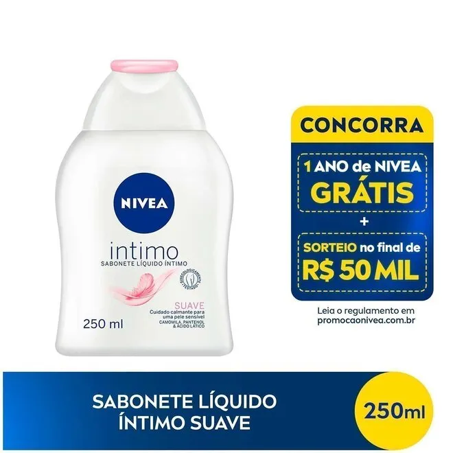 Sabonete Líquido Íntimo Suave Nivea 250Ml