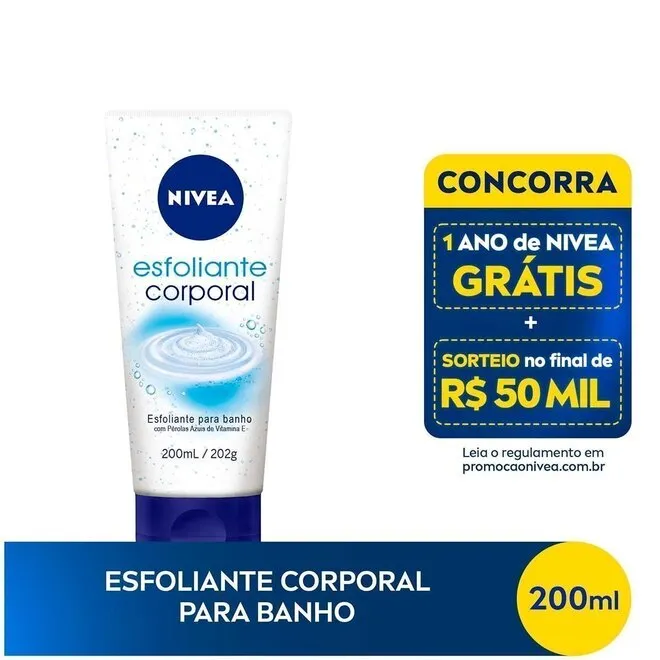 Esfoliante Para Massagem Corporal Nivea 200Ml