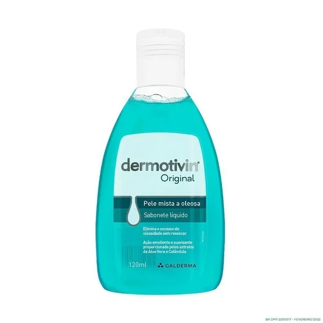 Sabonete Líquido Dermotivin Original 120Ml