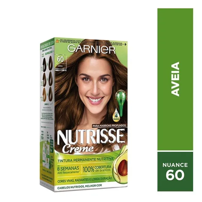 Tintura Permanente Nutrisse Creme 60 Aveia