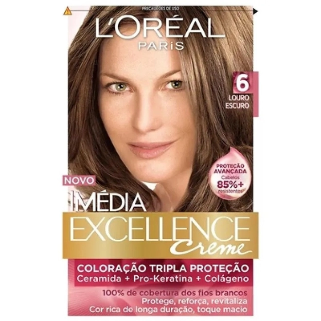 Tintura Loreal Imédia Excellence 6 - Louro Escuro