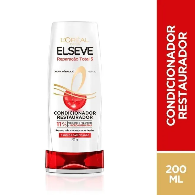 Condicionador Elseve Reparação Total 5 200Ml