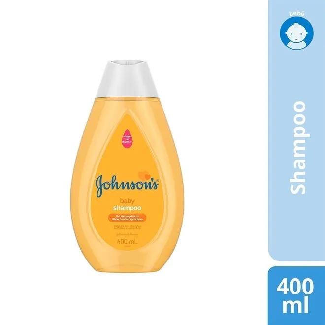Shampoo J&J BABY 400ml - PH Balanceado