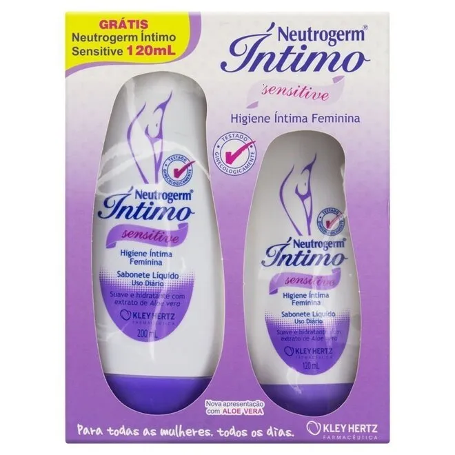 Kit Sabonete Íntimo Com 200Ml + Grátis 120Ml